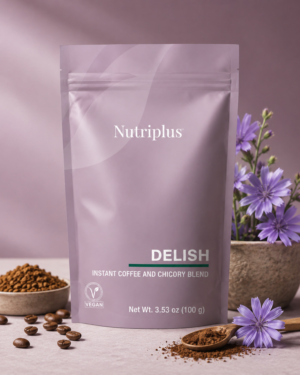 Delish Instant Coffee and Chicory Blend