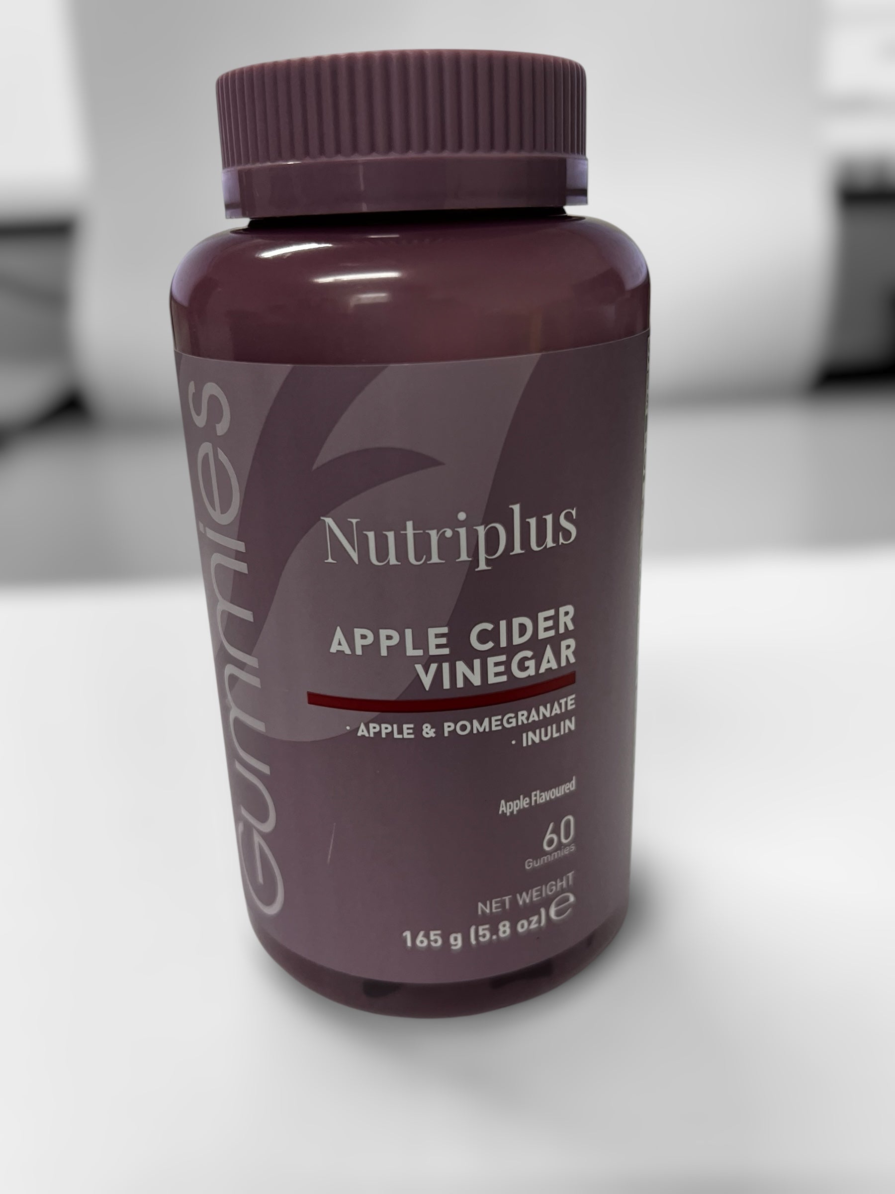 Nutriplus Apple Cider Vinegar Gummies 60 Count | Apple & Pomegranate Gummies