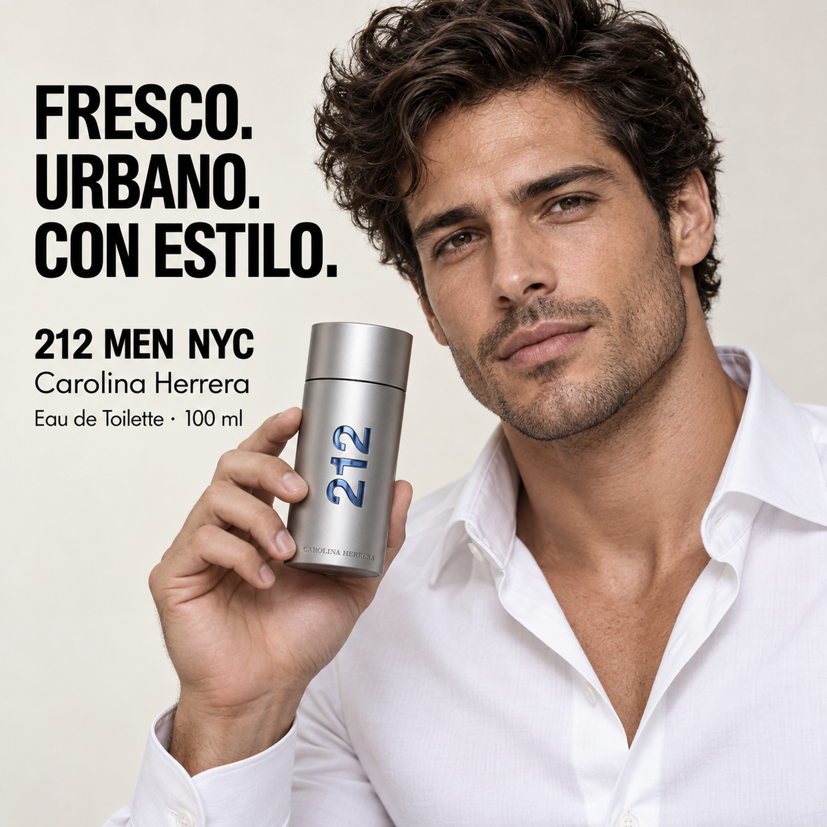 Carolina Herrera 212 Men NYC – Eau de Toilette – 100 ml / 3.4 oz