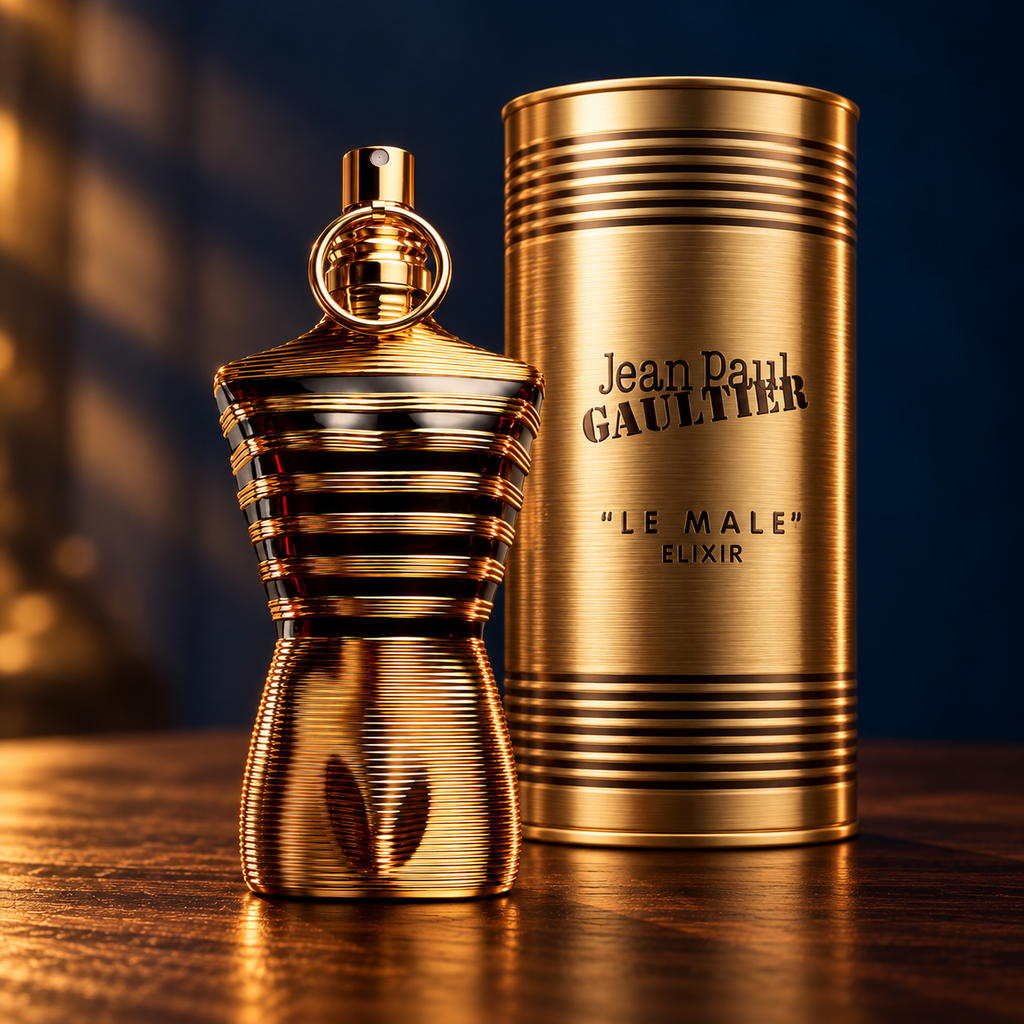Jean Paul Gaultier Le Male Elixir Parfum for Men – 6.8 oz / 200 ml